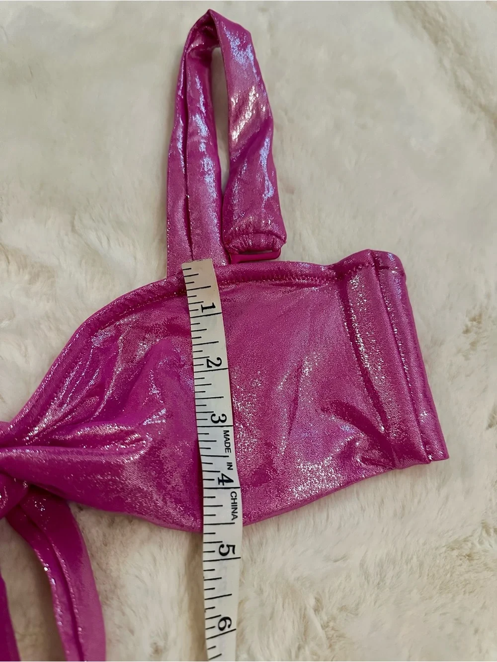 SKIMS Shimmer Magenta Bikini Set